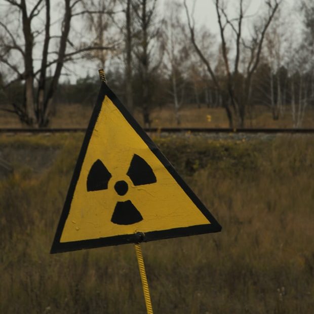 nuclear site sign