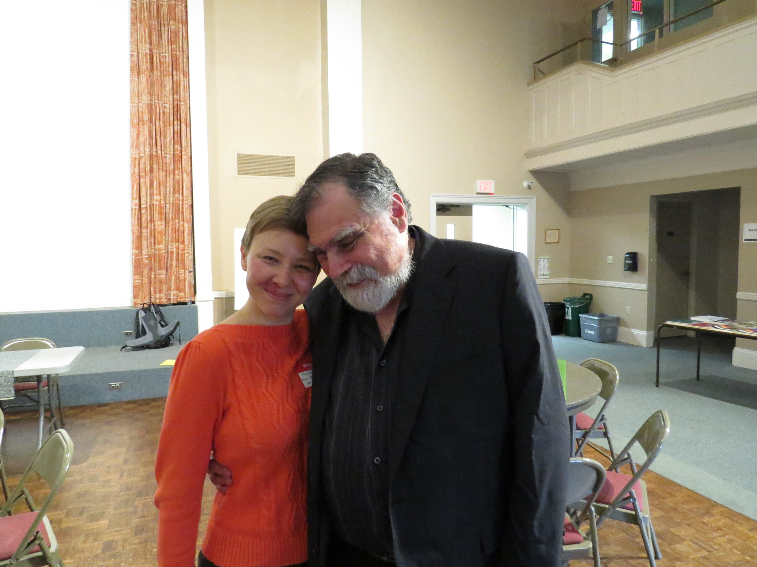 Richard with CFW Coordinator Maria Simakova. Richard was a trusted source of encouragement for Council staff as well as a tremendous advocate for students in theological fields, taking special care to recognize and support the contributions of women in academic and ecumenical contexts.